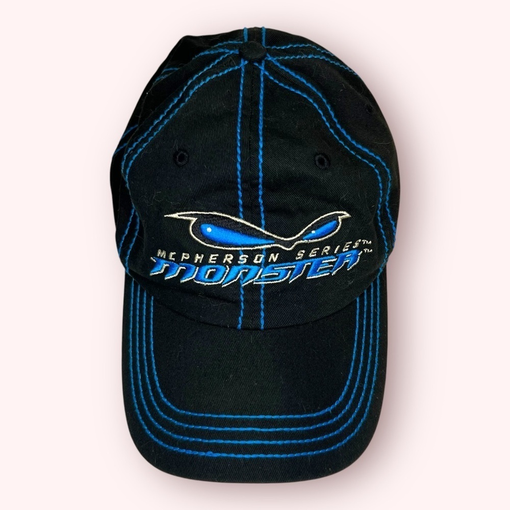 Matthews McPherson Series Monster Bow Hunting Ball Cap Hat Adult Black & Blue